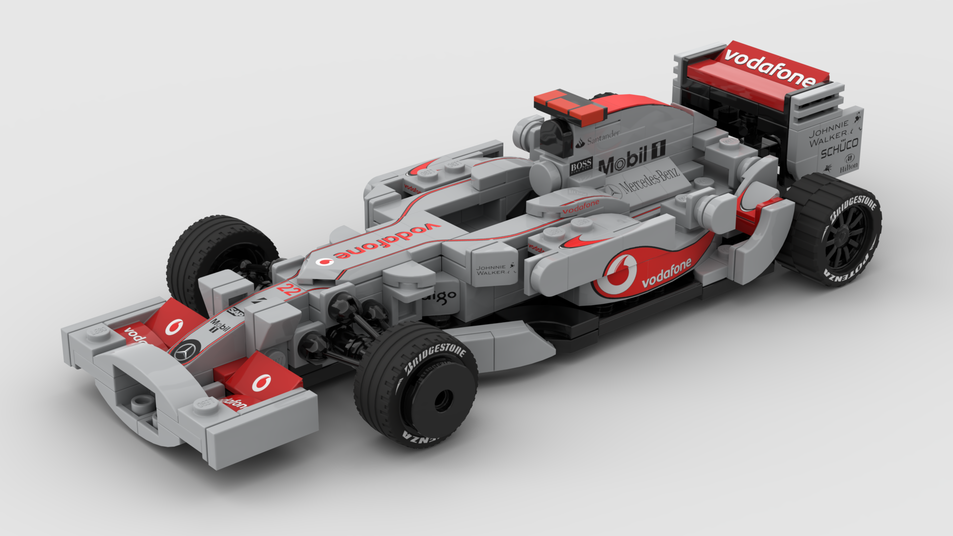 Lewis Hamilton's F1 Car Is A Lego Set, But He's Not In It