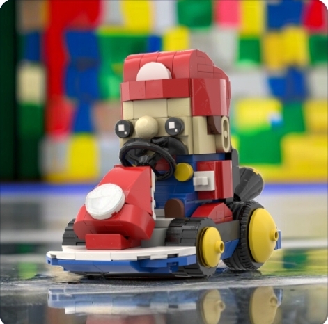 Mario kart lego instructions best sale